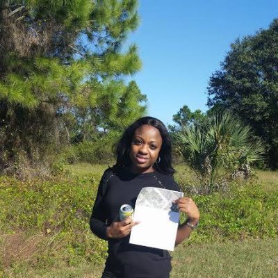 One of my customers that I took to Sararasota Florida . She is the proud owner of a quarter acre land from Deltona.. We will be building her very own home in a couple of years.